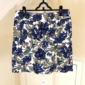 Brooks Brothers 1818 Red Fleece NWOT Women's Floral Mini Skirt Size 6